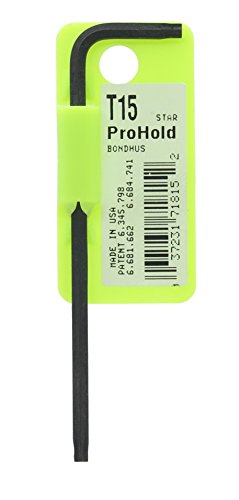 BONDHUS T15 Prohold Torx Kex Key TX15, 71815