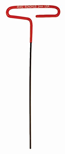 BONDHUS 2mm T-Handle Hex Cushion Grip 6", 46452