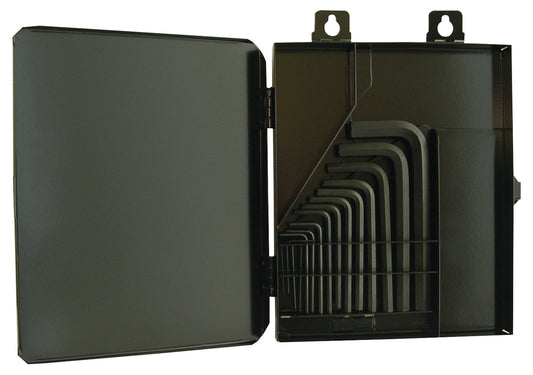 BONDHUS MHLX15S Hex Key 15pcs Imperial Set 0.028"-3/8", 12344