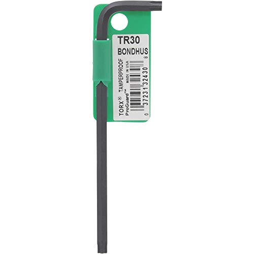 BONDHUS TR30 Tamper Proof Torx Key TX30, 32430