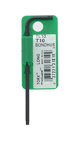 BONDHUS T10 Torx Key TX10, 31810