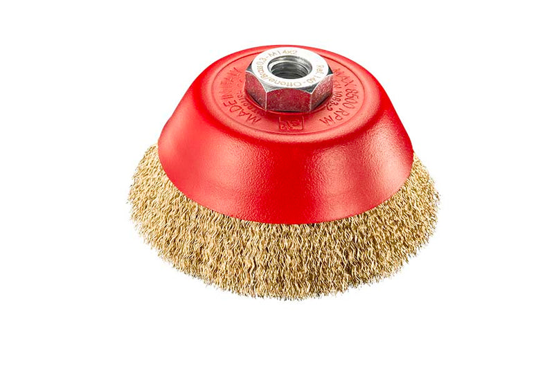 SIT  Cup brushes Angle Grinder Crimped wire 0.3Ø: 100Steel  SIT 0109