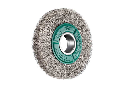 SITBRUSH 4153 150mm Bench Grinder Wheel Stainless Steel Crimped 0.3 Wire Brush, 0916