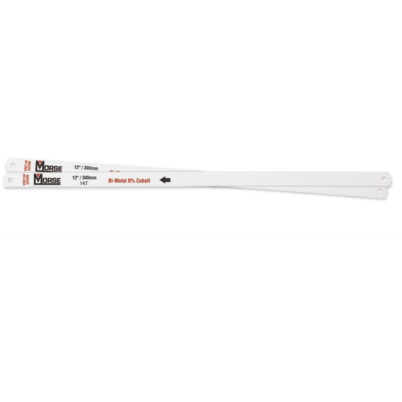 MORSE Hacksaw Blade Bi-Metal 12" x 1/2" 14/18TPI, HHB121418 - (DISCONTINUED)