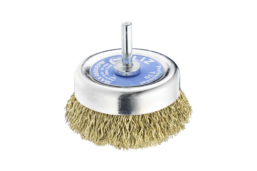 SIT  Cup brushes Drill Crimped wire 0.3Ø: 70Brass  SIT 0657