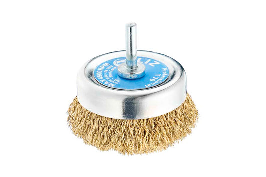 SIT  Cup brushes Drill Crimped wire 0.3Ø: 70Brass  SIT 0657