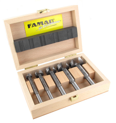 FAMAG 16pcs Classic Forstner Bit, set in wooden case, 1630616