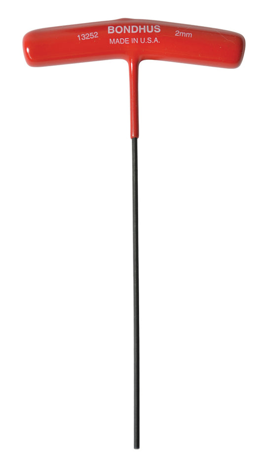 BONDHUS HTX2.0 T-Handle Hex Driver 2mm, 13352