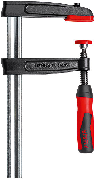 BESSEY TPN40S12BE-2K Malleable cast iron screw clamp TPN 400/120 2pc Plastic Handle, BE107812