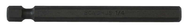 BONDHUS H6 Hex End 1/4" Power Bit 6mm, 10368