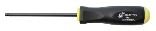 BONDHUS BS1/4 Ball Driver Hex Screwdriver 1/4", 10612