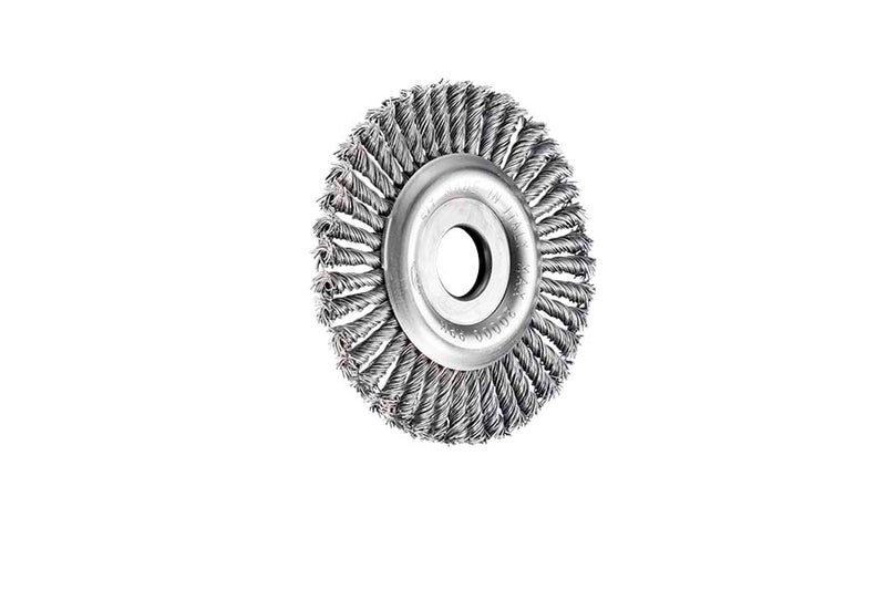SIT  Circular brushes Angle grinder Twist knot  0.5Ø: 115mm Dia Steel  SIT 0553