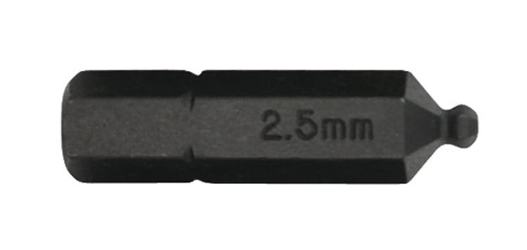 BONDHUS BI2.5 BallEnd Hex Insert Bit 2.5mm, 11054