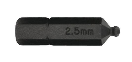 BONDHUS BI2.5 BallEnd Hex Insert Bit 2.5mm, 11054