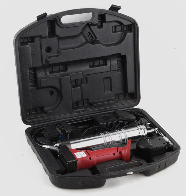 FLUID POWER  12v Grease Gun Kit with battery & Charger 400g/Bulk Fill 301508, ELGCH