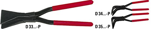 BESSEY D331-60-P Seaming and clinching pliers straight (PVC-coated handle), BE301710