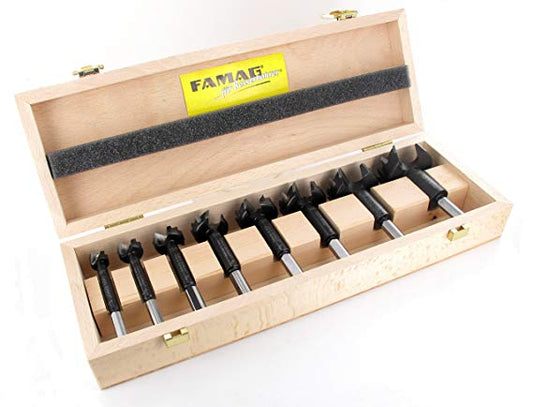 FAMAG 8pcs TCT-Bormax³ Forstner Bit carbide-tipped set, 1663508