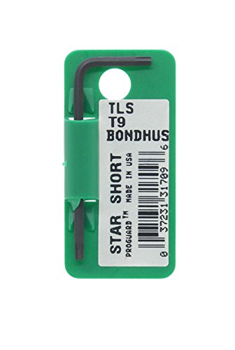 BONDHUS T9 Torx Key TX9, 31709