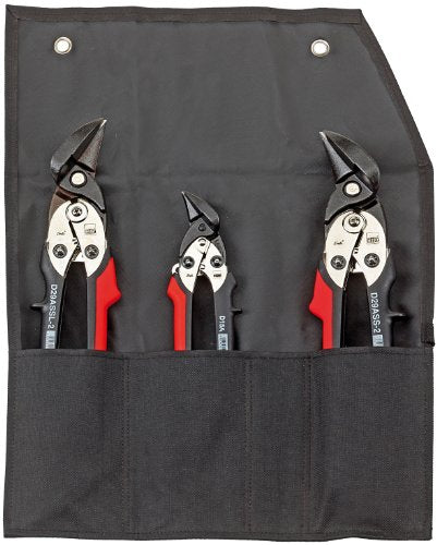 BESSEY DSET29-15 Shape and straight cutting snips-Set in pouch, BE770017