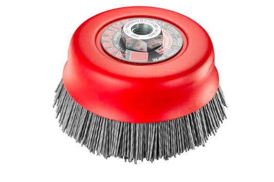 SITBRUSH T100 100mm Abrasive 0.9 Nylon Cup Brush For Angle Grinder M14 , 0139