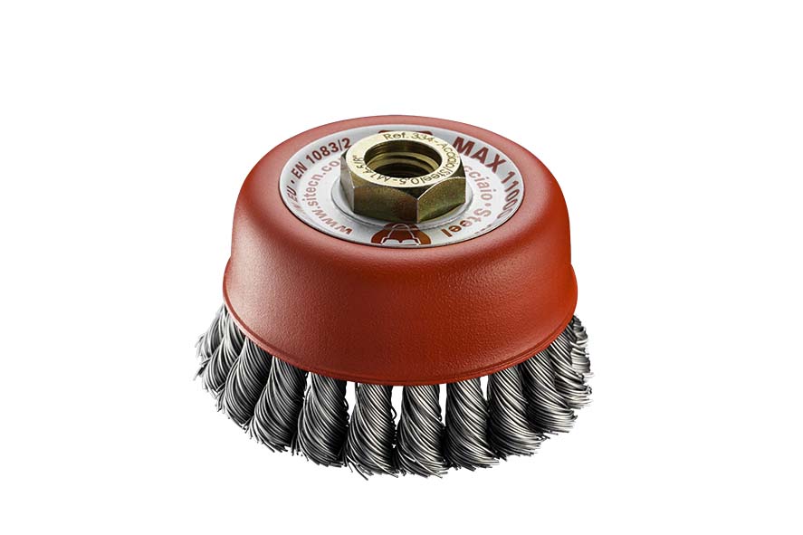 SIT  Cup brushes Angle grinderTwist knot 0.5Ø: 90Steel  SIT 0334