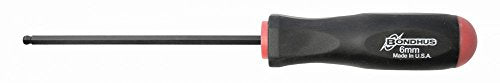 BONDHUS BS6 Ball Driver Hex Screwdriver 6mm, 10668