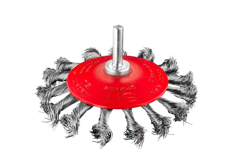 SIT  Bevel brushes DrillTwist knot 0.35Ø: 95Steel  SIT 0306