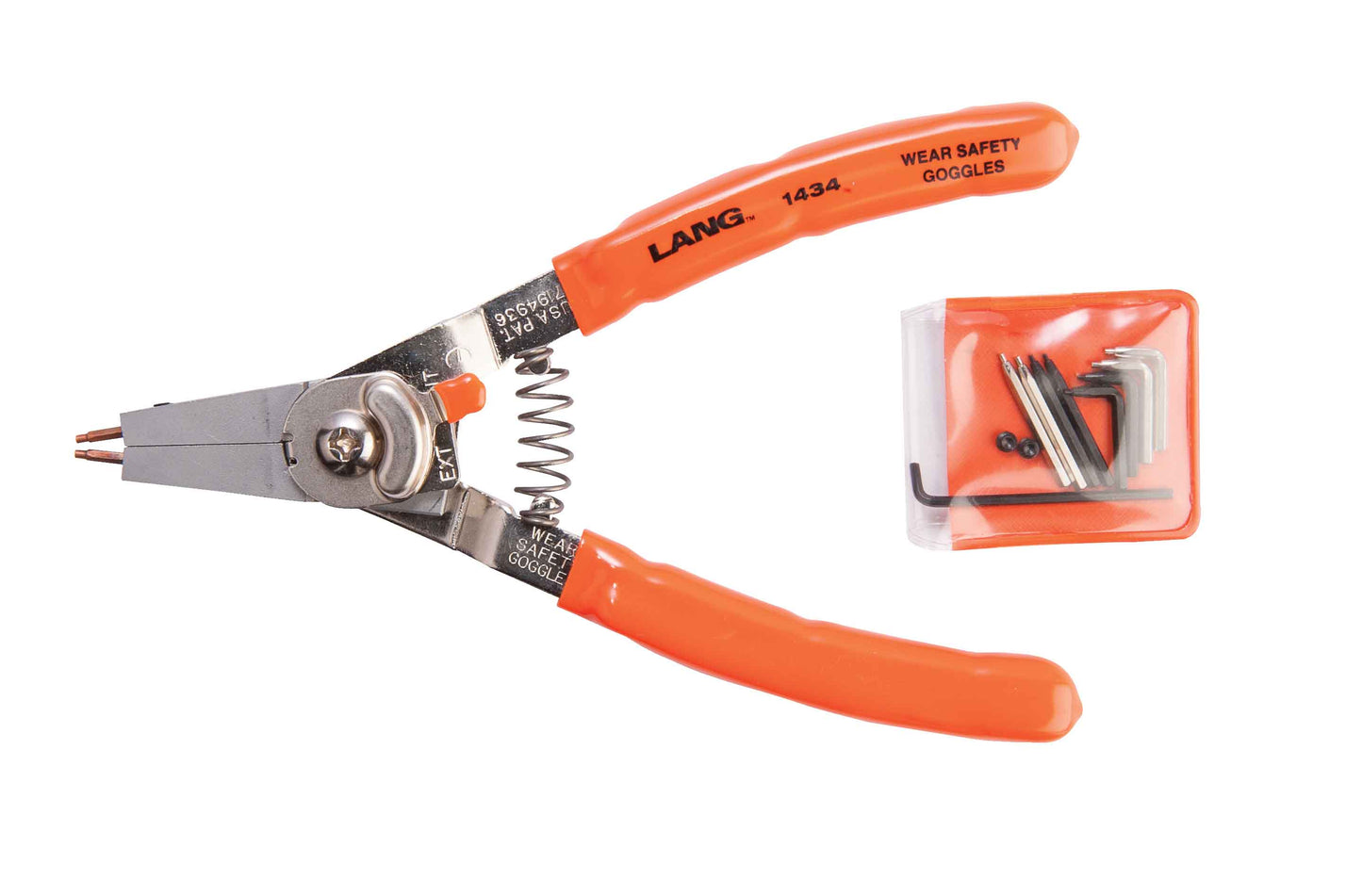 LANG 1434 Quick Switch Pliers with Tip Kit