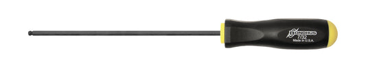 BONDHUS BS7/32L Ball Driver Hex Screwdriver 7/32", 10711