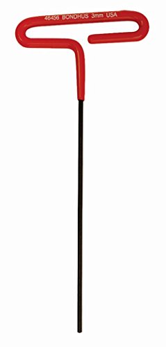 BONDHUS 3mm T-Handle Hex Cushion Grip 6", 46456