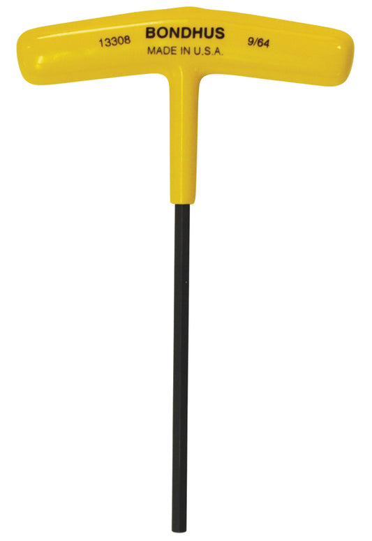 BONDHUS HTX9/64 T-Handle Hex Driver 9/64", 13308