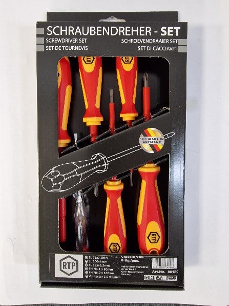 RTP  VDE PH Screwdriver Set 6 Pieces, 88180