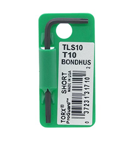 BONDHUS T10 Torx Key Short TX10, 31710