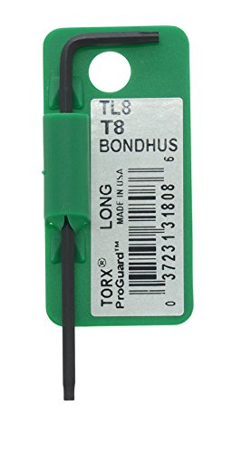 BONDHUS T8 Torx Key TX8, 31808