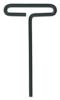 BONDHUS 1/4" T-Handle Loop 6" Hex Key Driver, 15412