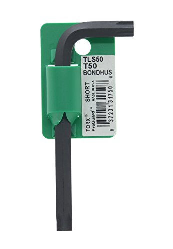 BONDHUS T50 Torx Key Short TX50, 31750