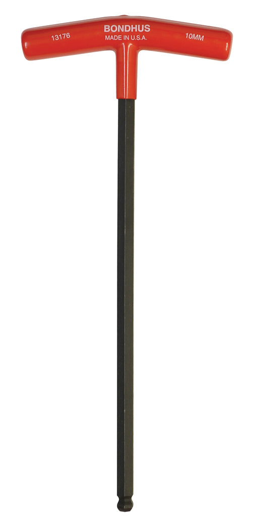 BONDHUS BT10 T-Handle Ball Driver Hex 10mm, 13176