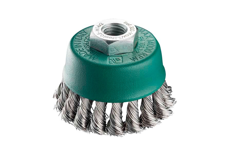 SIT  Cup brushes Angle grinderTwist knot 0.5Ø: 75Stainless Steel  SIT 0332