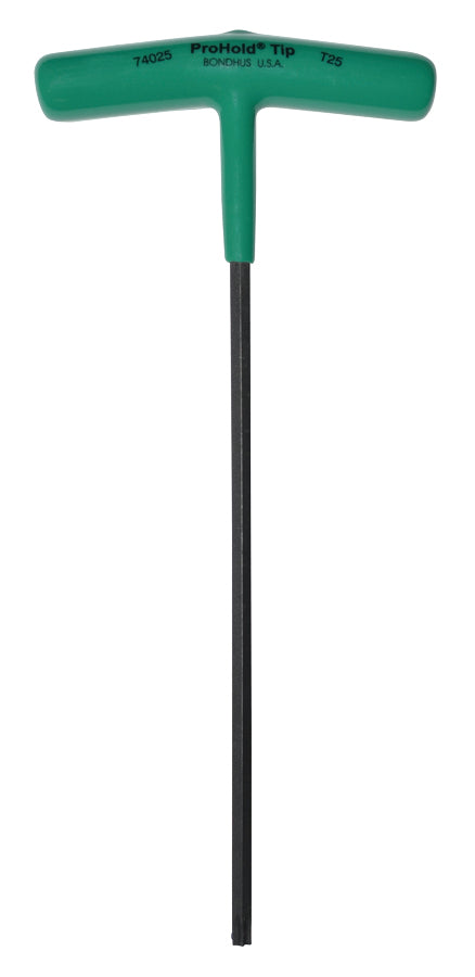 BONDHUS T10 T-Handle Prohold Torx Hex Key TX10, 74010