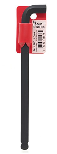 BONDHUS SBL10 Stubby BallEnd Hex Key 10mm, 16576