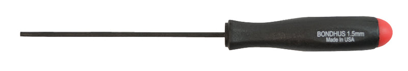 BONDHUS BS1.27(0.050) 1.27mm Ball Driver Hex Screwdriver, 10649