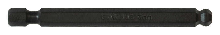 BONDHUS BH6.0 BallEnd Hex Power Bit 6mm, 10868