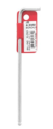 BONDHUS BL4.5B BriteGuard BallEnd Hex Key 4.5mm, 17062