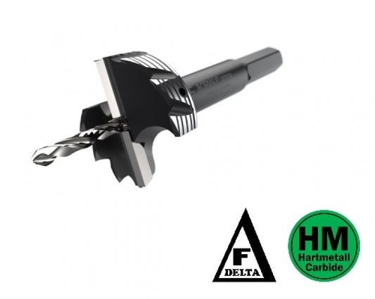 FAMAG 25mm Bormax 3 Prima Pilot Guided Carbide Tipped TCT Forstner Bit, 1664025