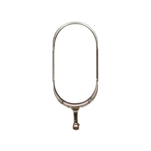 ULLMAN B-2R Oval 1" x 2" Inspection Mirror, Refill Mirror Only, B2R