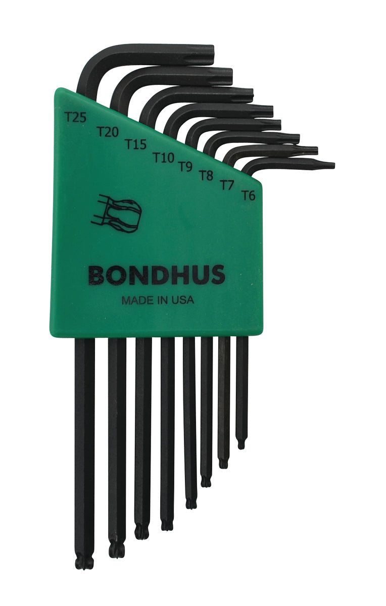 BONDHUS LTX8S BallEnd 8pcs Torx Set T6-T25, 11331