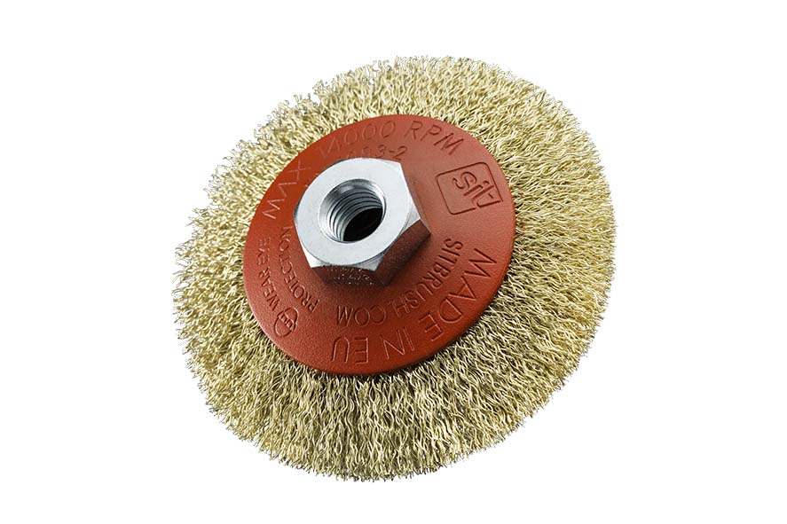 SIT  Bevel brushes Angle Grinder Crimped wire 0.3Ø: 120Steel  SIT 0112