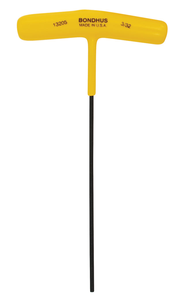 BONDHUS HT3/32 T-Handle Hex Driver 3/32", 13205