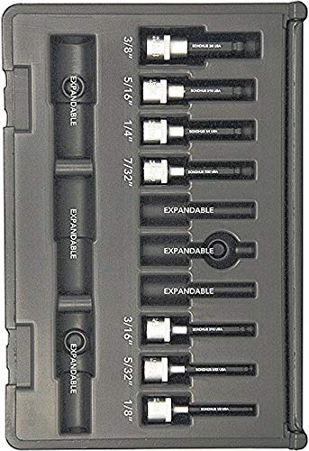 BONDHUS PHBX7/S-2C BallEnd ProHold InHex Socket Bits 7pcs Imperial Set 1/8"-3/8", 30445