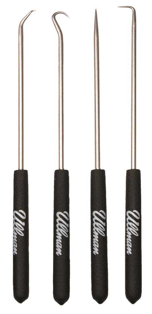 ULLMAN CHP4 Long 6-7/8" 4 Piece Hook and Pick Set